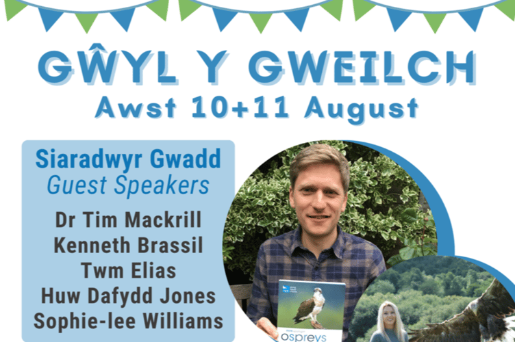 Glaslyn Osprey centre will welcome guest speakers for a weekend of events