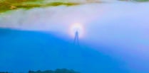 Eery Brocken Spectre spotted in Cambrian Mountains