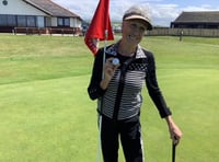 Karen Evans scores a hole in one at Borth & Ynyslas Golf Club