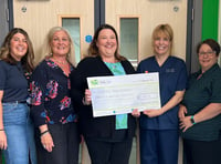 Bronglais friends group raise £17,400 for wards