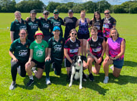 Aberystwyth Women and Girls' Cricket team celebrate successes