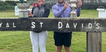 Jamie and Ellen crowned Welsh amateur champions at Harlech