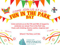 Blaenau Ffestiniog park to host weekend of free fun