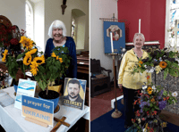 Flowers fill church for annual festival