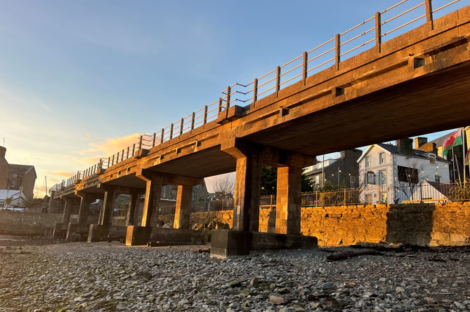 The area of Barmouth where the work will be carried out. Photo: Gwynedd Council