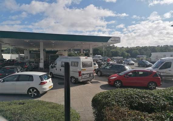 The petrol station has been taken over and transformed by Motor Fuel Group