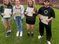 Students at Machynlleth school celebrate exam success