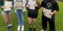 Students at Machynlleth school celebrate exam success