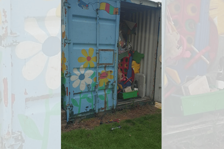 The Play Pod was looking dilapidated and sorry for itself until some volunteers gave it a much-needed makeover in July