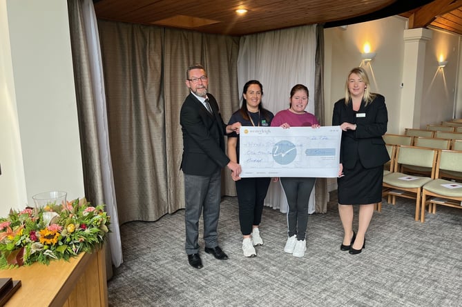 Aberystwyth Crematorium donates money to The Wish Fund