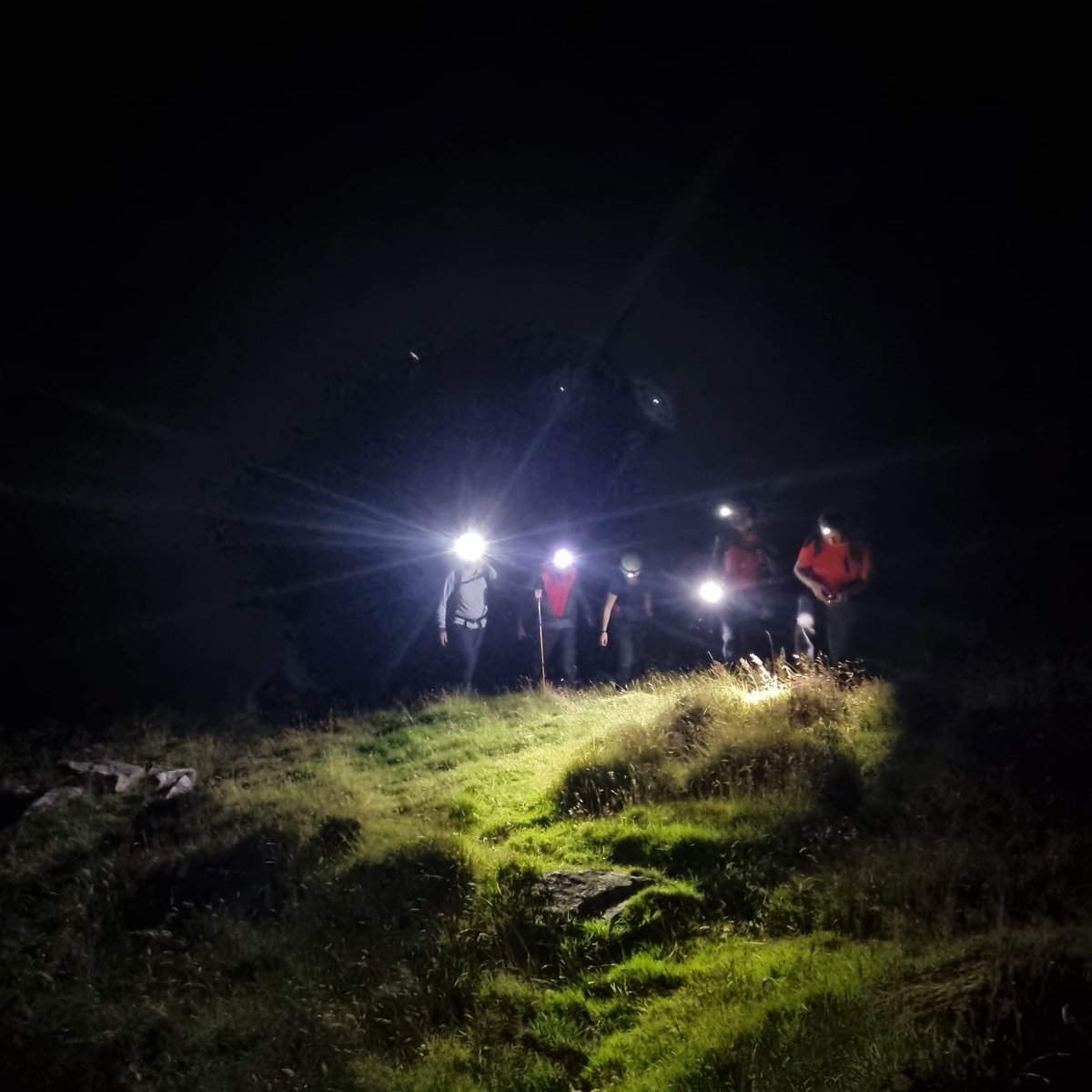 Rescue team find frightened female lost on Llyn