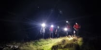 Rescue team find frightened female lost on Llyn