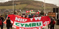 Cymdeithas yr Iaith plan Machynlleth rally