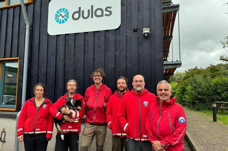 ASART members outside Dulas in Machynlleth