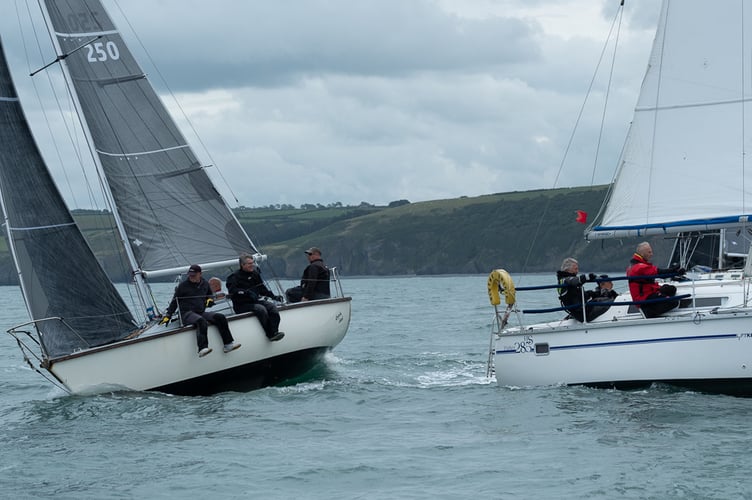 The numbers of cruiser/keelboat competitors were up on 2023