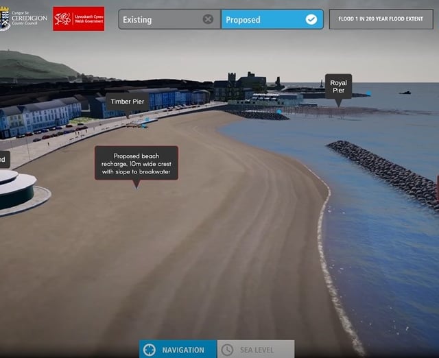 Public consultation on coastal defence plans for Aberystwyth