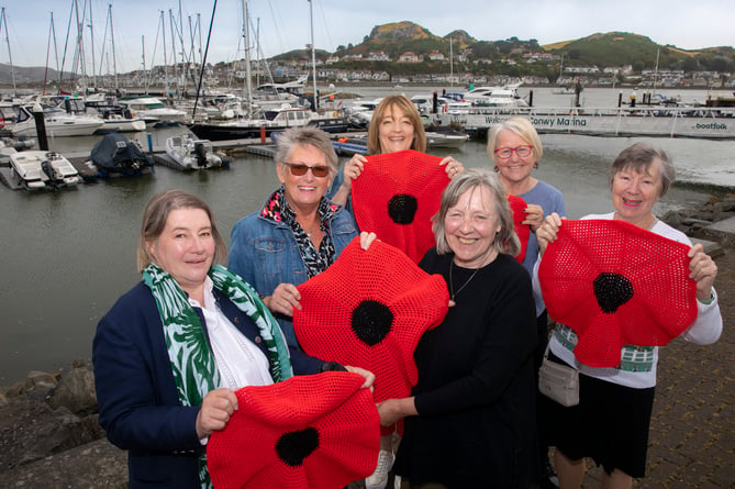 Pictured; Gini Rivers, Pam Mayo, Claire MCelroy, Loraine Barrett, Pat Freeman and Margaret Rees. Picture Mandy Jones