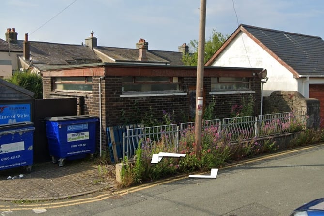 The former betting shop, Aberaero