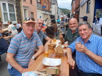 Sun shines on Aber Beerfest