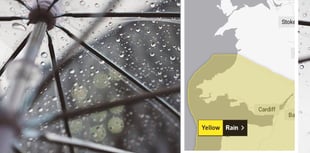 Heavy rain warning for west Wales