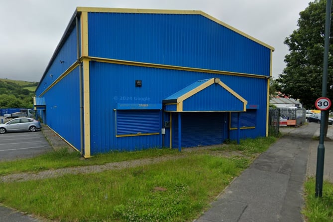 The unit on Glanyrafon Industrial Estate