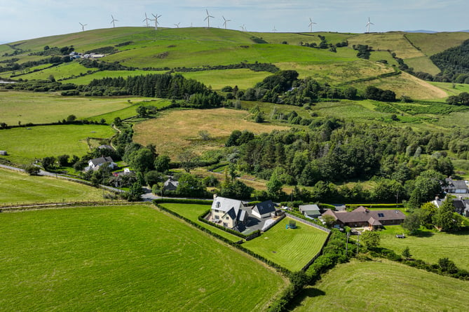 Set on the edge of the village of Bontgoch, two miles northeast of Aberystwyth