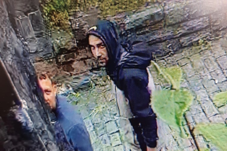 North Wales Police released images of the men they want to speak to