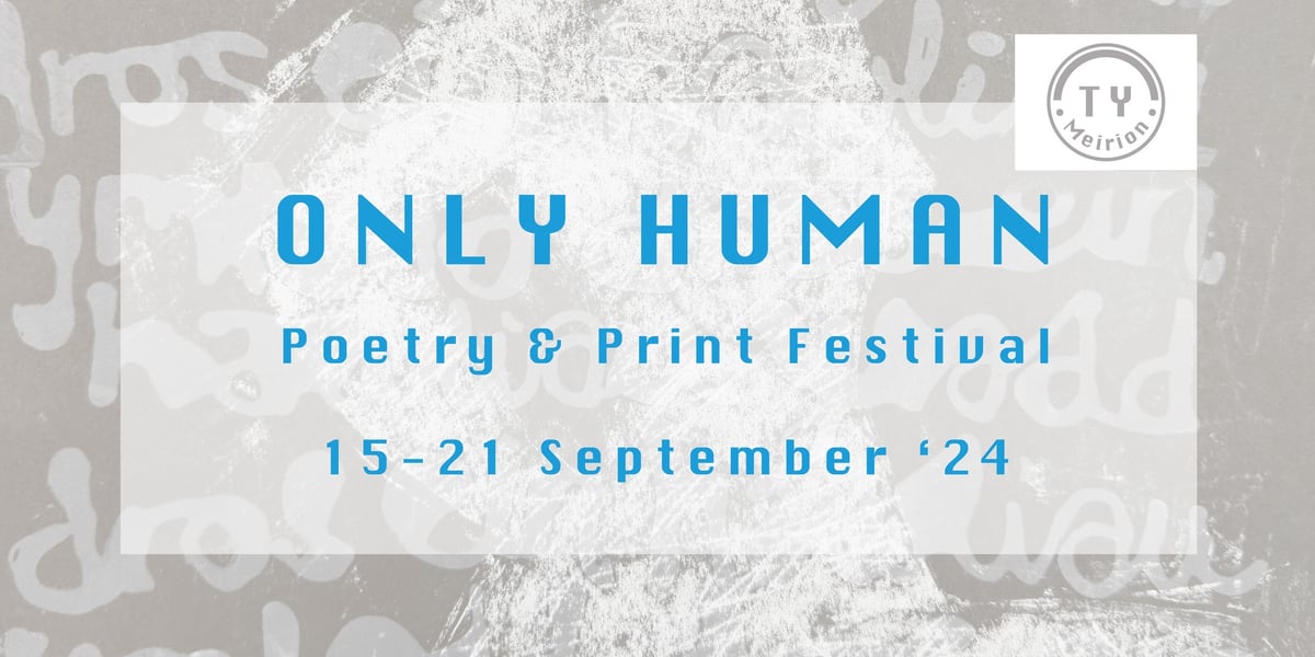 Dyffryn gallery presents Only Human poetry and print festival