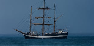 Tall ship returns to Cardigan Bay