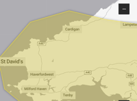 South Ceredigion rain warning issued by Met Office