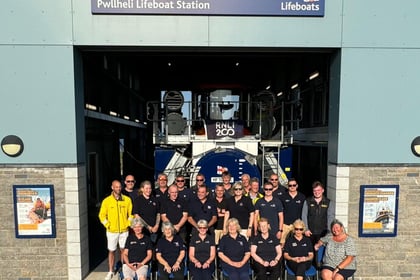 Pwllheli RNLI take part in project to mark anniversary of charity