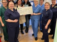 Family raise more than £4,000 for Bronglais Chemo Unit