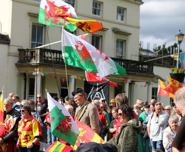 Hundreds say 'Wales is not for sale' at national rally in Machynlleth 