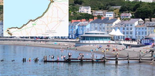 Flood alert issued along Ceredigion coast