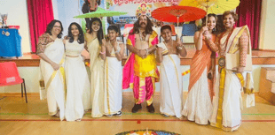 More than 200 people celebrate Onam harvest festival in Borth