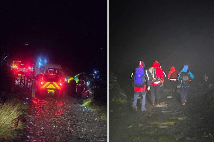 North Wales Cave Rescue Organisation images from the incident