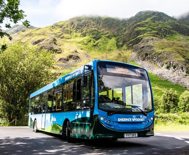 Record numbers use Gwynedd's Sherpa bus service