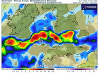 Fresh warning for heavy rain