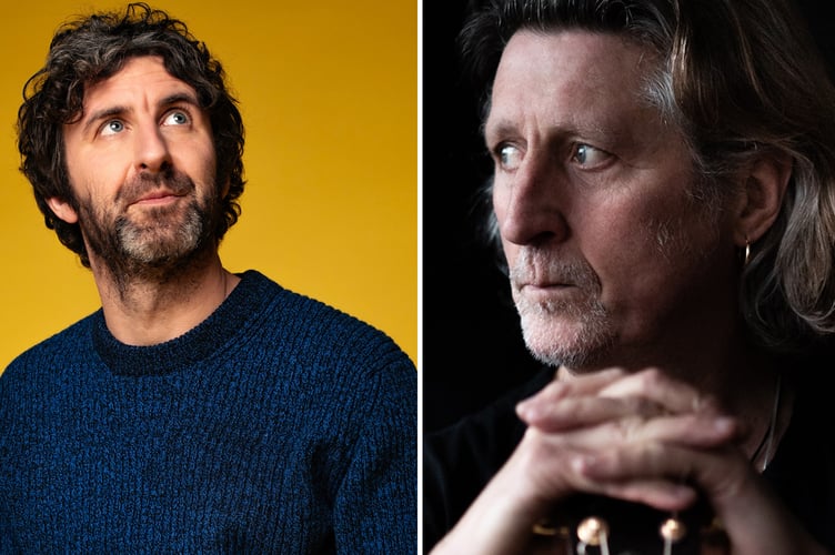 Comedian Mark Watson and singer Steve Knightley