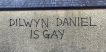 Vandal calls Tregaron football manager "gay" in graffiti attack