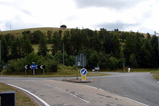 Llangurig roundabout