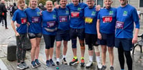 Bronglais Hospital's £7,000 from Village Idiots night & half marathon