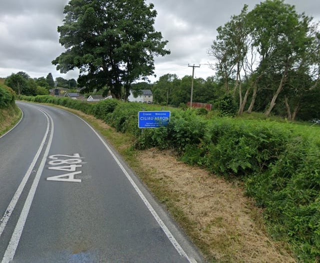 Police appeal following Ciliau Aeron crash