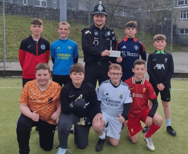 Blaenau youngsters get funds from police