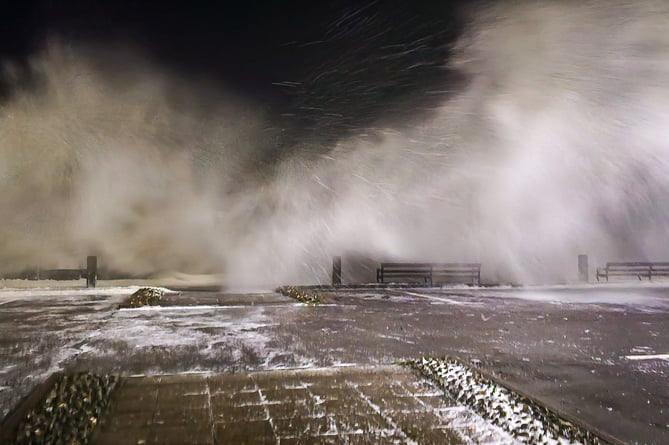 Stephen Griffiths' Tywyn storm pic