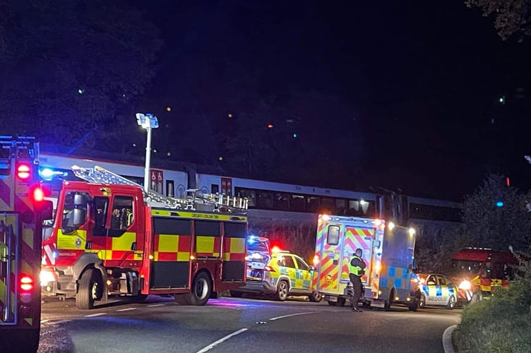 Train crash llanbrynmair