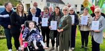 Gwynedd hospice charity volunteers recognised for long service