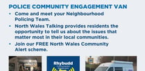 Gwynedd residents urged to speak to police during engagement van tour