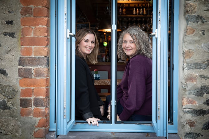 Pictured Beth Woodhouse; Lead Consultant, Ymgynghori Lafan Consulting and Leah Watkins , Director of Dolen.                         Picture Mandy Jones