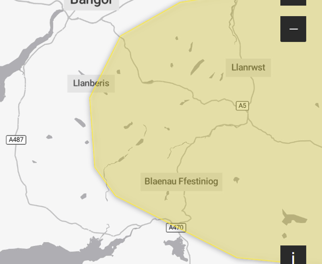 Snow and ice weather warning issued